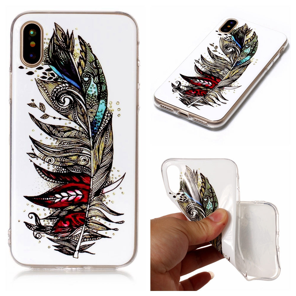 Luminous IMD Patterned TPU Cover for iPhone XS / X/Ten 5.8 inch