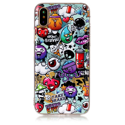 Luminous IMD Patterned TPU Cover for iPhone XS / X/Ten 5.8 inch