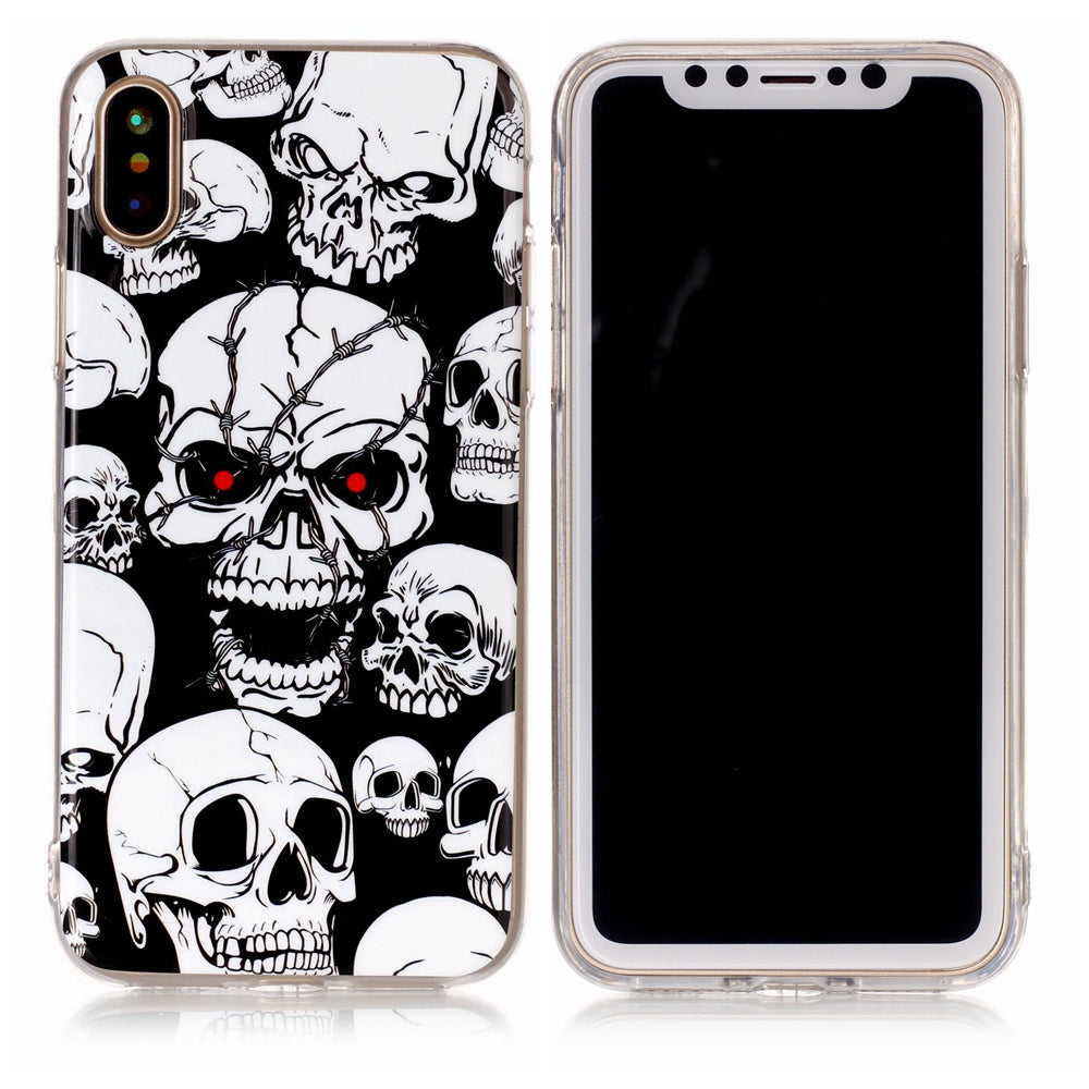 Luminous IMD Patterned TPU Cover for iPhone XS / X/Ten 5.8 inch
