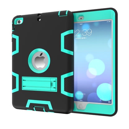 Kickstand PC Silicone Hybrid Armor Defender Case for iPad mini 3 2 1
