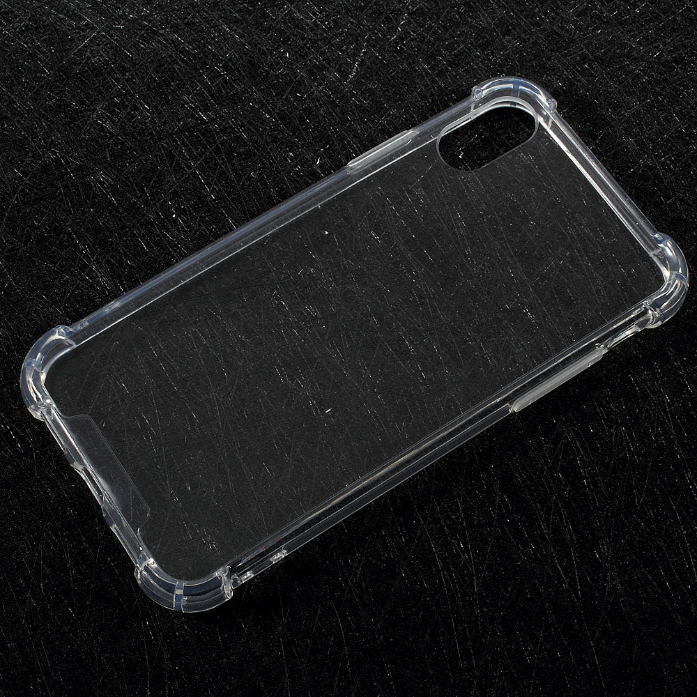 Drop-Proof Clear Acrylic Back + TPU Edge Hybrid Case for iPhone X/XS 5.8inch