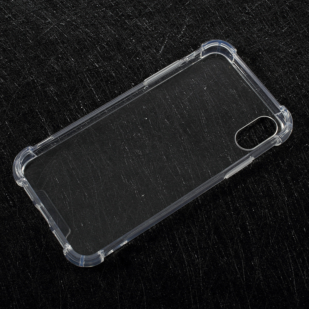 Drop-Proof Clear Acrylic Back + TPU Edge Hybrid Case for iPhone X/XS 5.8inch