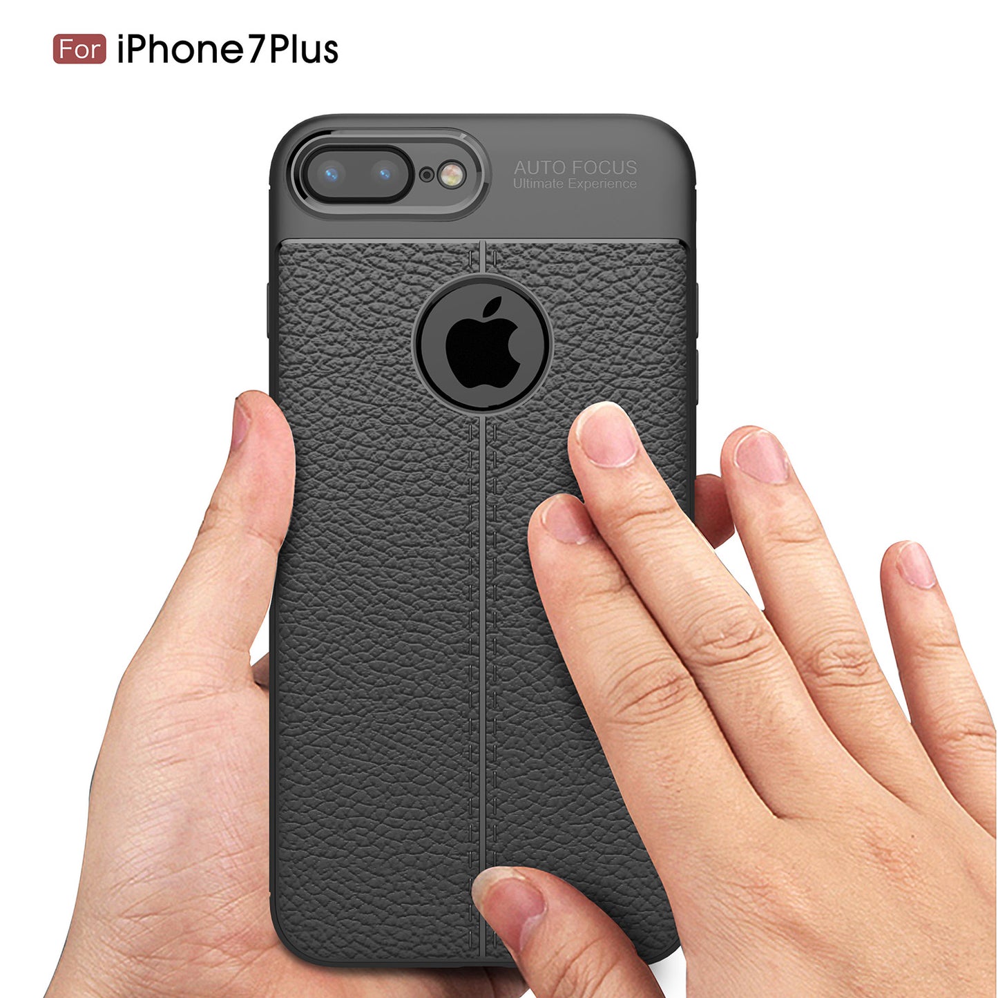 Litchi Grain TPU Casing Cover for iPhone 8 Plus / 7 Plus