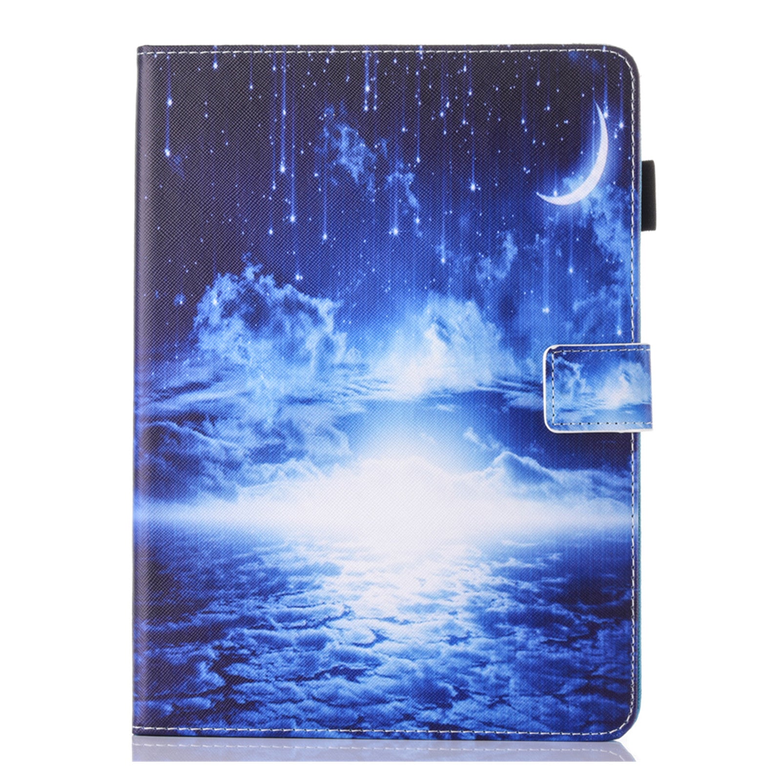 Pattern Printing Card Holder Leather Stand Smart Tablet Case for iPad 9.7 inch (2018)/9.7-inch (2017)