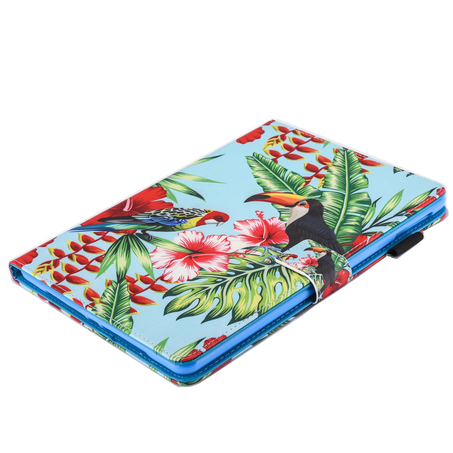 Pattern Printing Card Holder Leather Stand Smart Tablet Case for iPad 9.7 inch (2018)/9.7-inch (2017)