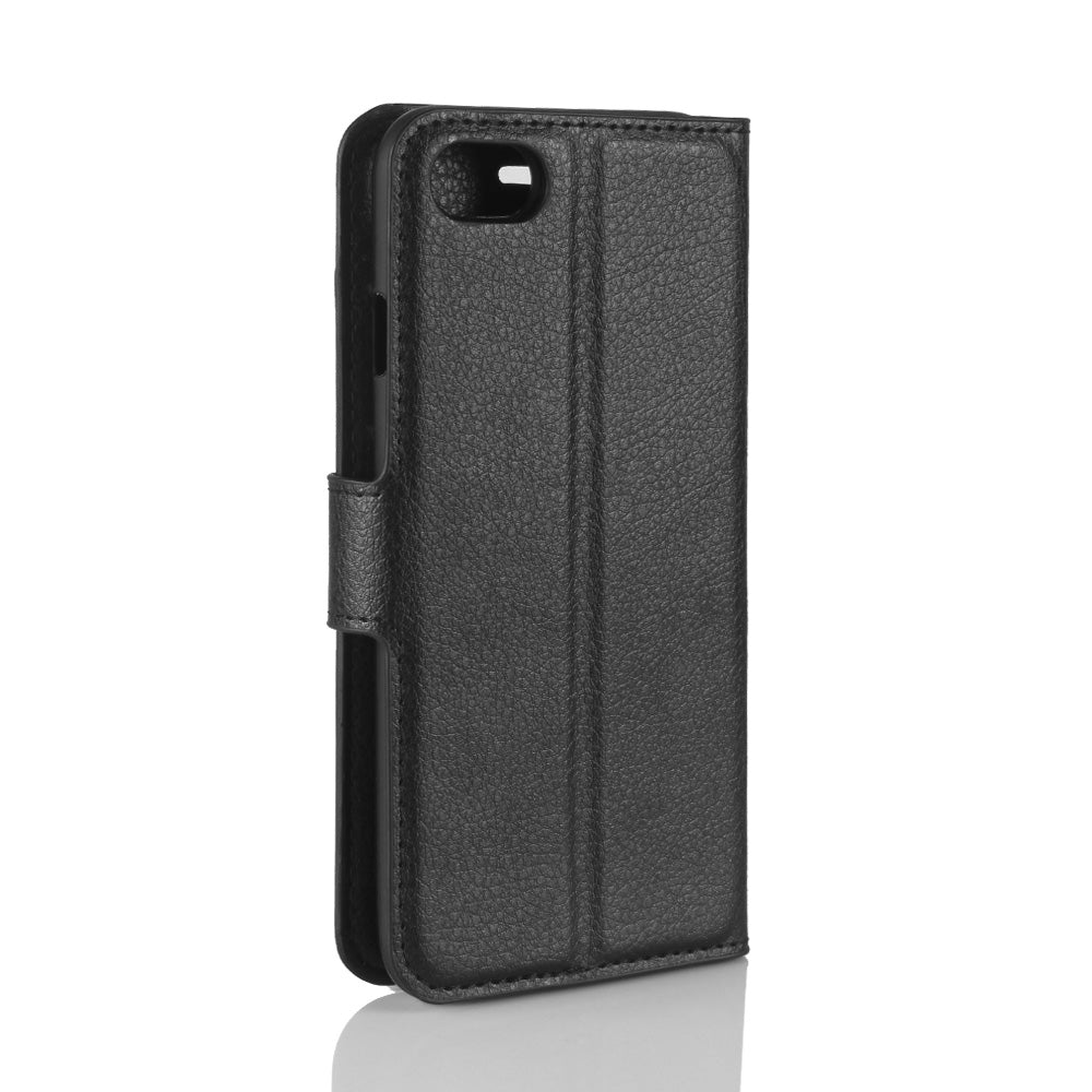 Stand Feature Litchi Skin PU Leather Wallet Magnetic Protective Cover for iPhone 7/8 4.7 inch/SE (2020)/SE (2022)