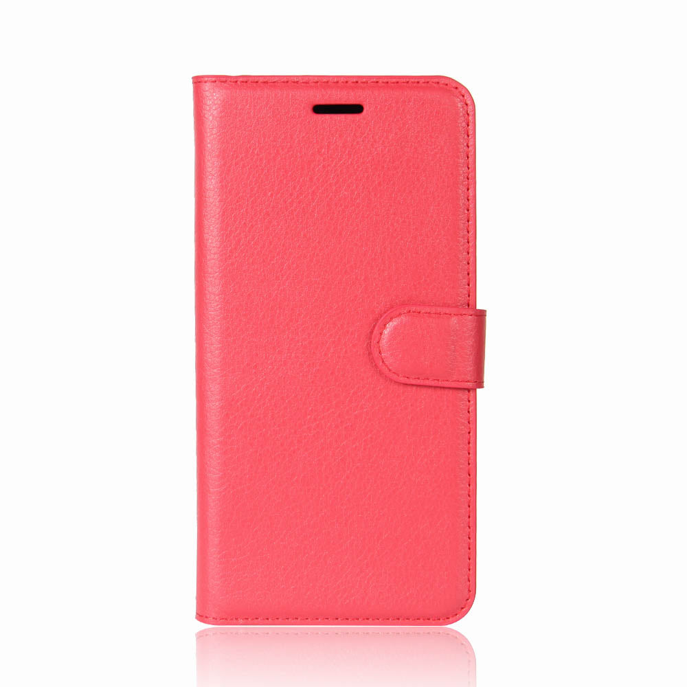 Stand Feature Litchi Skin PU Leather Wallet Magnetic Protective Cover for iPhone 7/8 4.7 inch/SE (2020)/SE (2022)