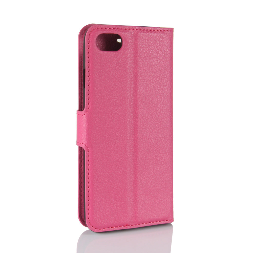 Stand Feature Litchi Skin PU Leather Wallet Magnetic Protective Cover for iPhone 7/8 4.7 inch/SE (2020)/SE (2022)