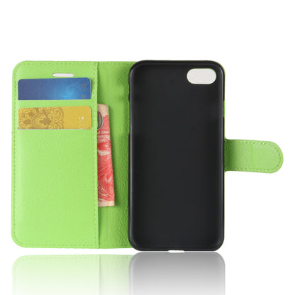 Stand Feature Litchi Skin PU Leather Wallet Magnetic Protective Cover for iPhone 7/8 4.7 inch/SE (2020)/SE (2022)