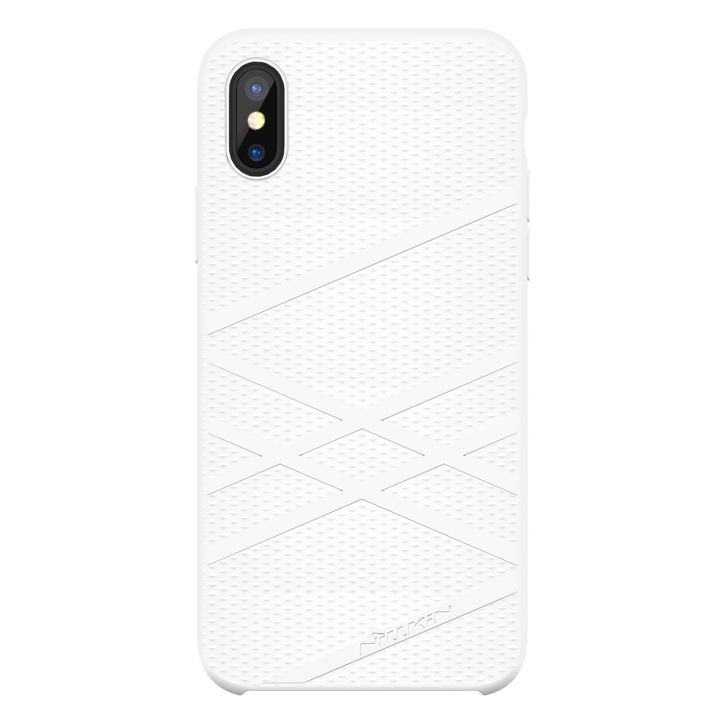 NILLKIN Flex Series Liquid Silicone PC Hybrid Cover for iPhone X (Ten)