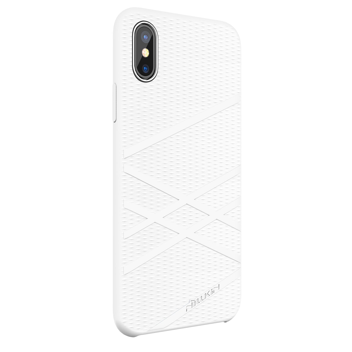 NILLKIN Flex Series Liquid Silicone PC Hybrid Cover for iPhone X (Ten)