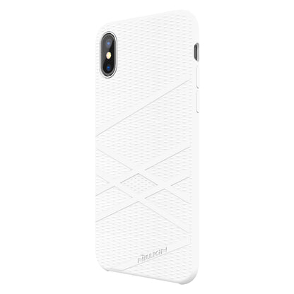 NILLKIN Flex Series Liquid Silicone PC Hybrid Cover for iPhone X (Ten)
