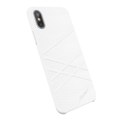 NILLKIN Flex Series Liquid Silicone PC Hybrid Cover for iPhone X (Ten)