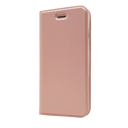 Magnetic Adsorption Stand Leather Card Holder Cover for iPhone SE (2020)/SE (2022)/8/7 4.7 inch
