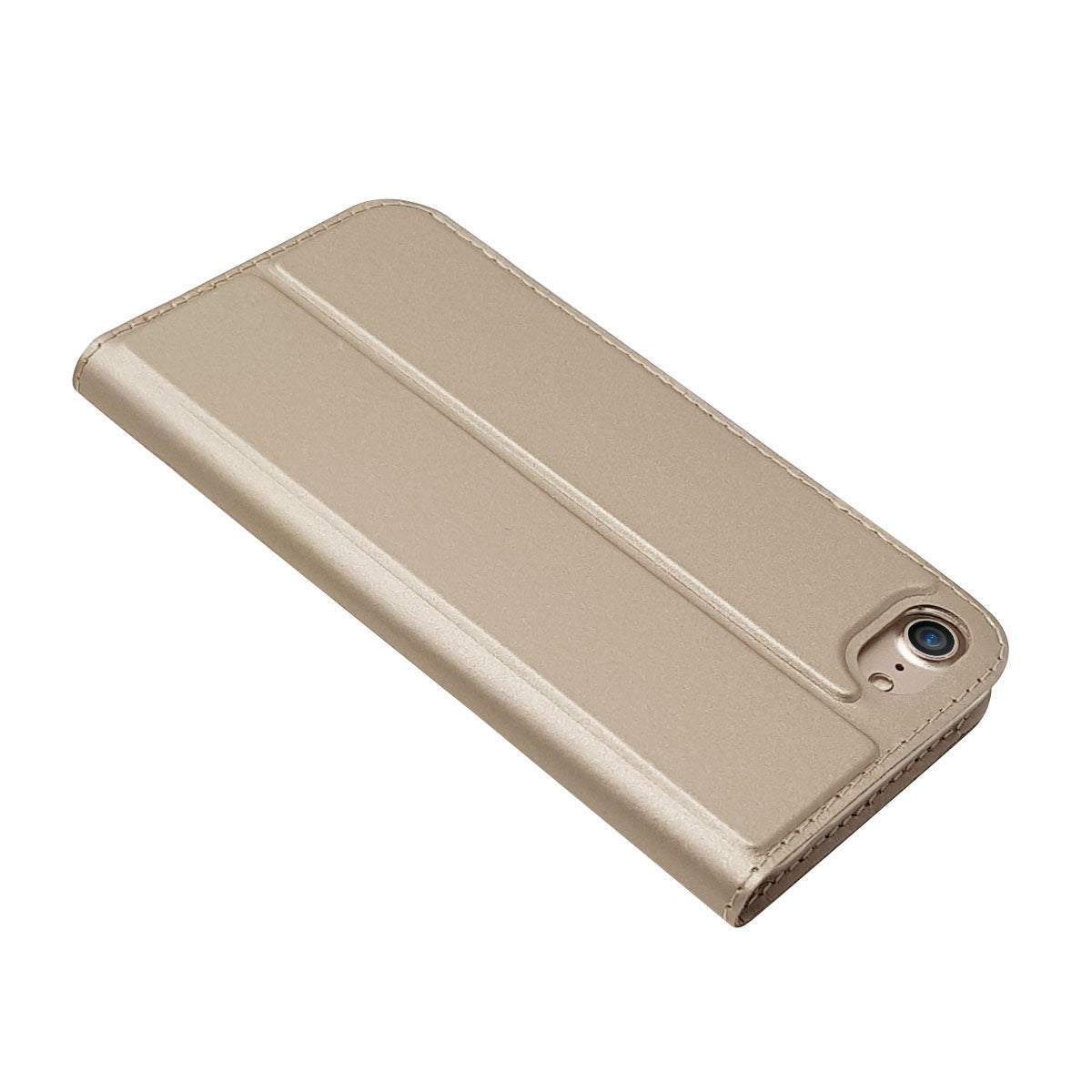 Magnetic Adsorption Stand Leather Card Holder Cover for iPhone SE (2020)/SE (2022)/8/7 4.7 inch