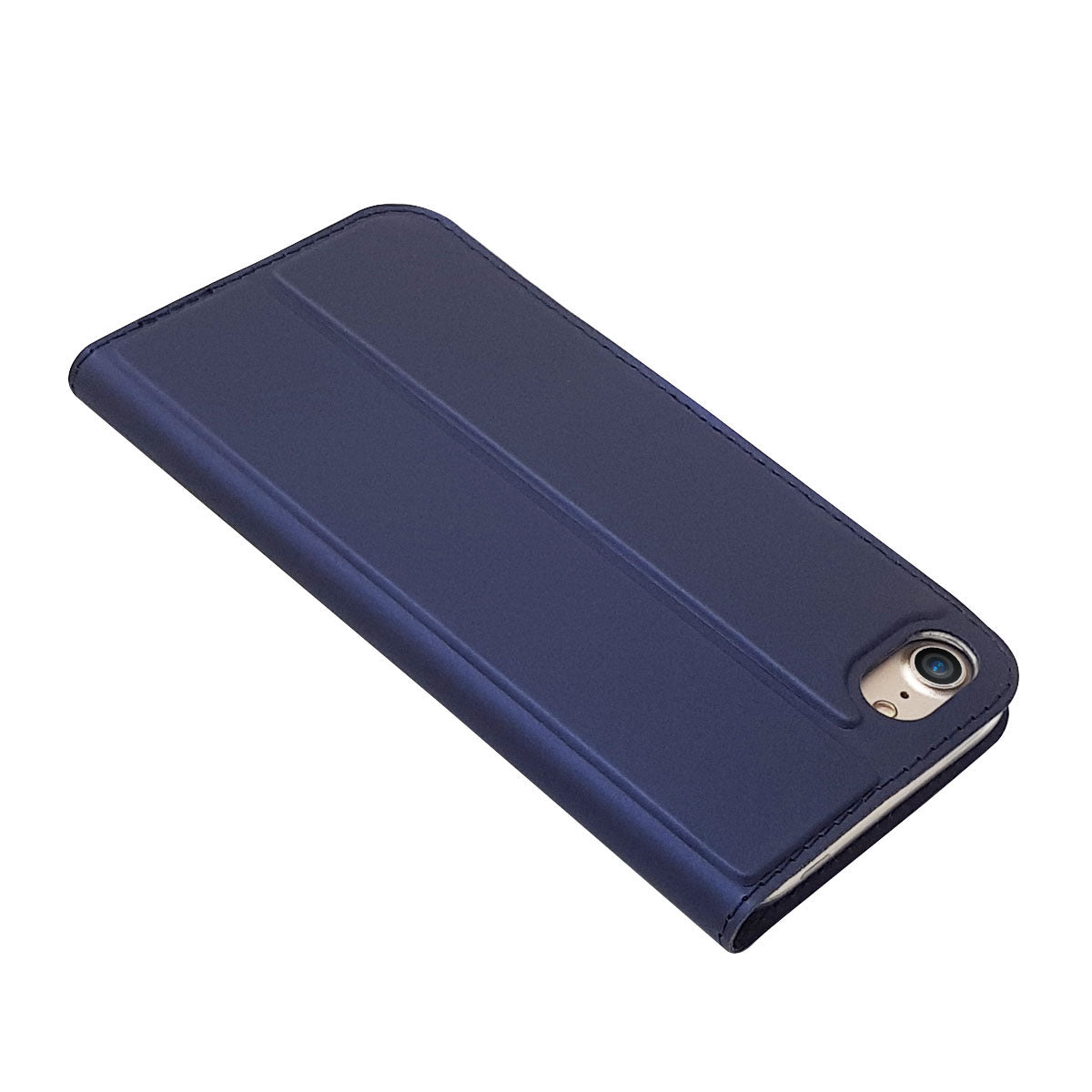 Magnetic Adsorption Stand Leather Card Holder Cover for iPhone SE (2020)/SE (2022)/8/7 4.7 inch