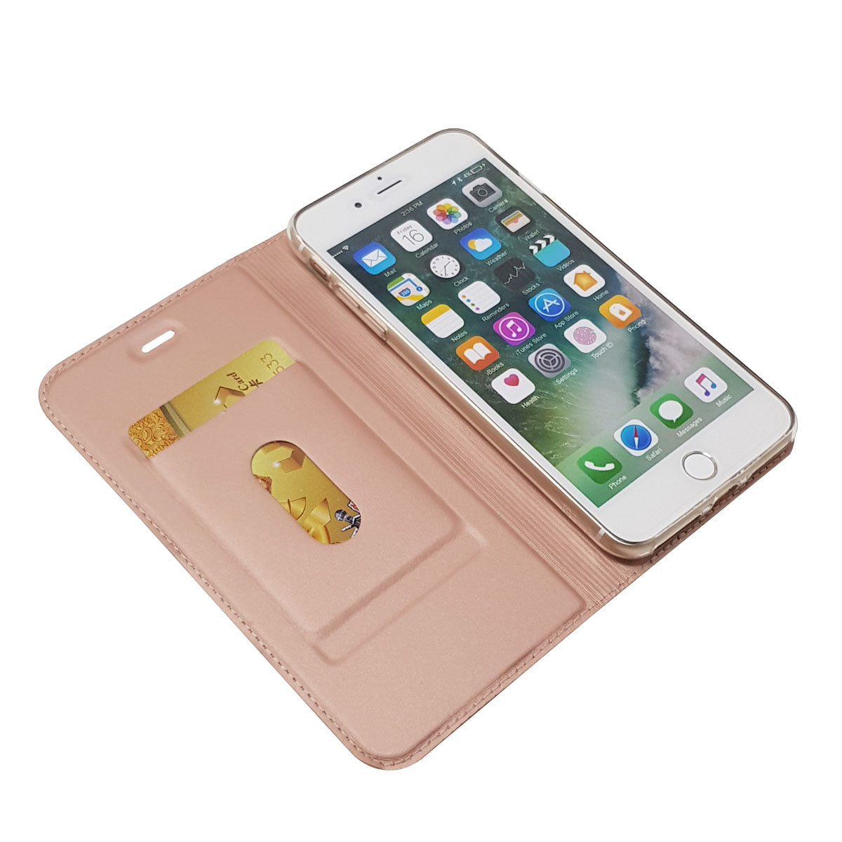 Magnetic Leather Card Slot Case for iPhone 8 Plus / 7 Plus 5.5 inch