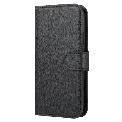 Cross Texture Leather Cover + Detachable TPU Back Case foriPhone X/XS 5.8 inch