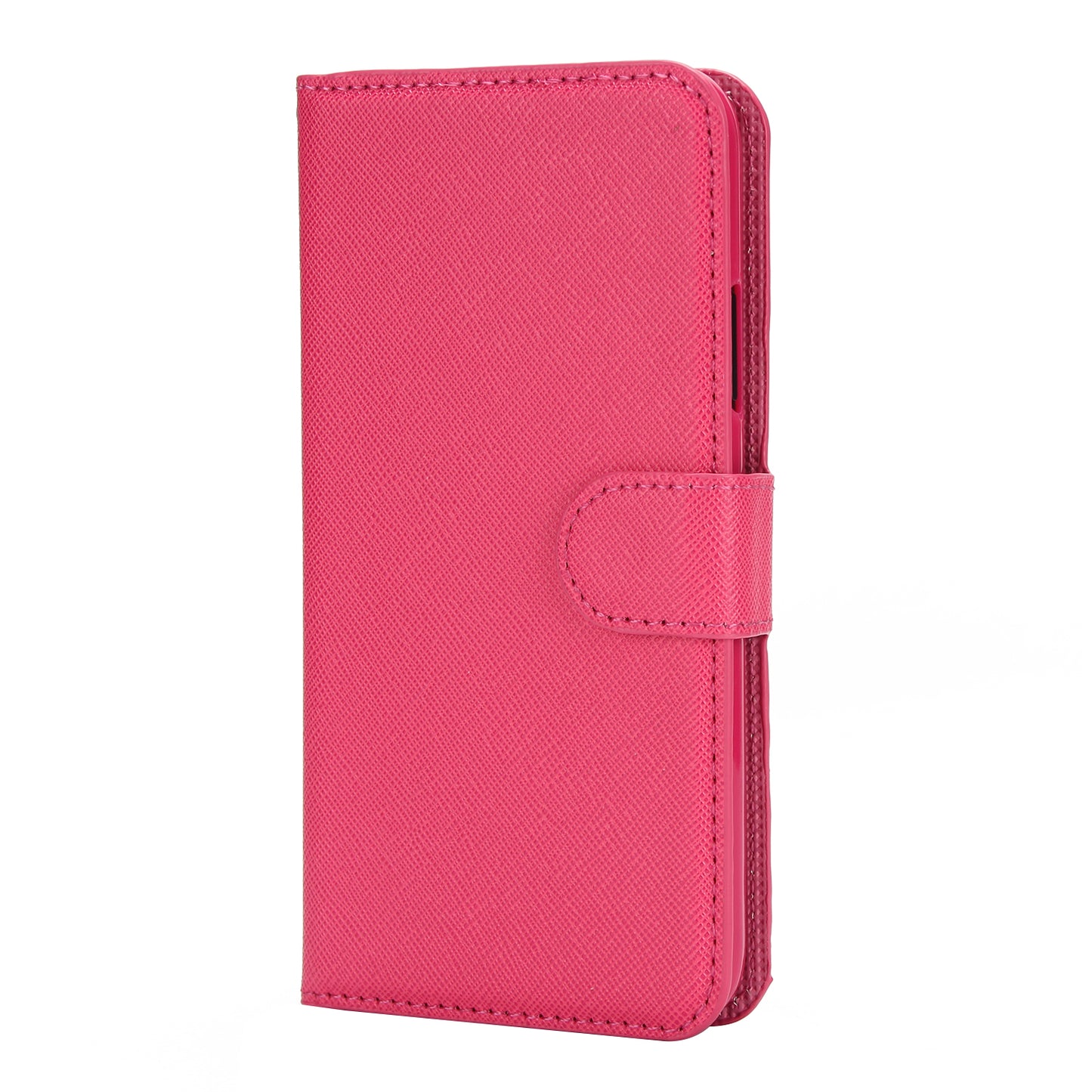 Cross Texture Leather Cover + Detachable TPU Back Case foriPhone X/XS 5.8 inch