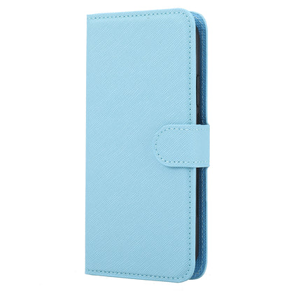 Cross Texture Leather Cover + Detachable TPU Back Case foriPhone X/XS 5.8 inch