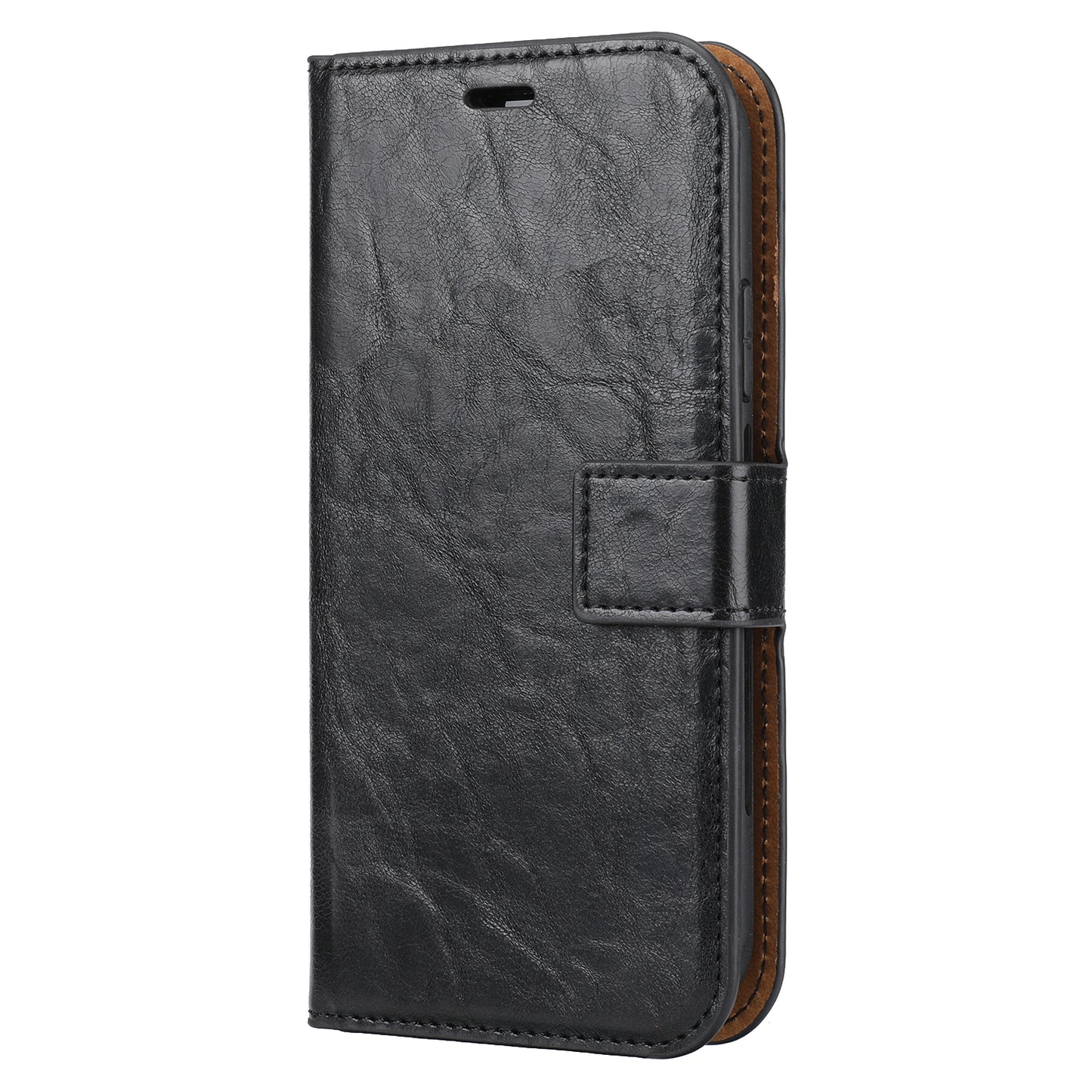 Crazy Horse Leather Cover + Removable TPU Back Case for iPhone X/XS 5.8 (Ten)