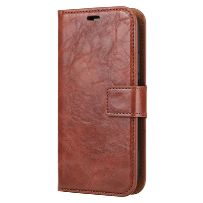 Crazy Horse Leather Cover + Removable TPU Back Case for iPhone X/XS 5.8 (Ten)