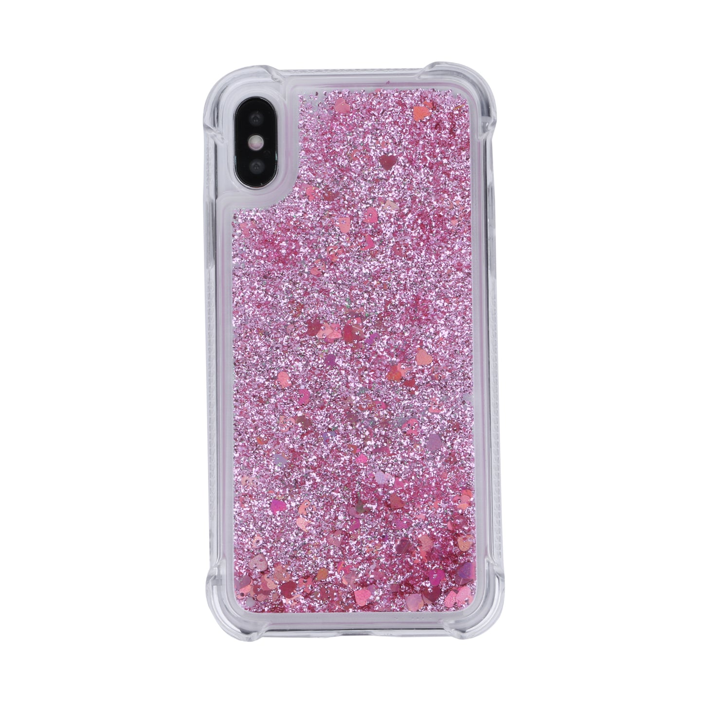 Dynamic Glitter Sequins Liquid Quicksand Drop-proof TPU Case for iPhone XS / X 5.8 inch