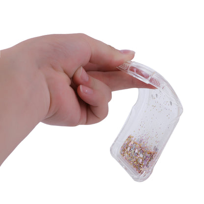 Dynamic Glitter Sequins Liquid Quicksand Drop-proof TPU Case for iPhone XS / X 5.8 inch