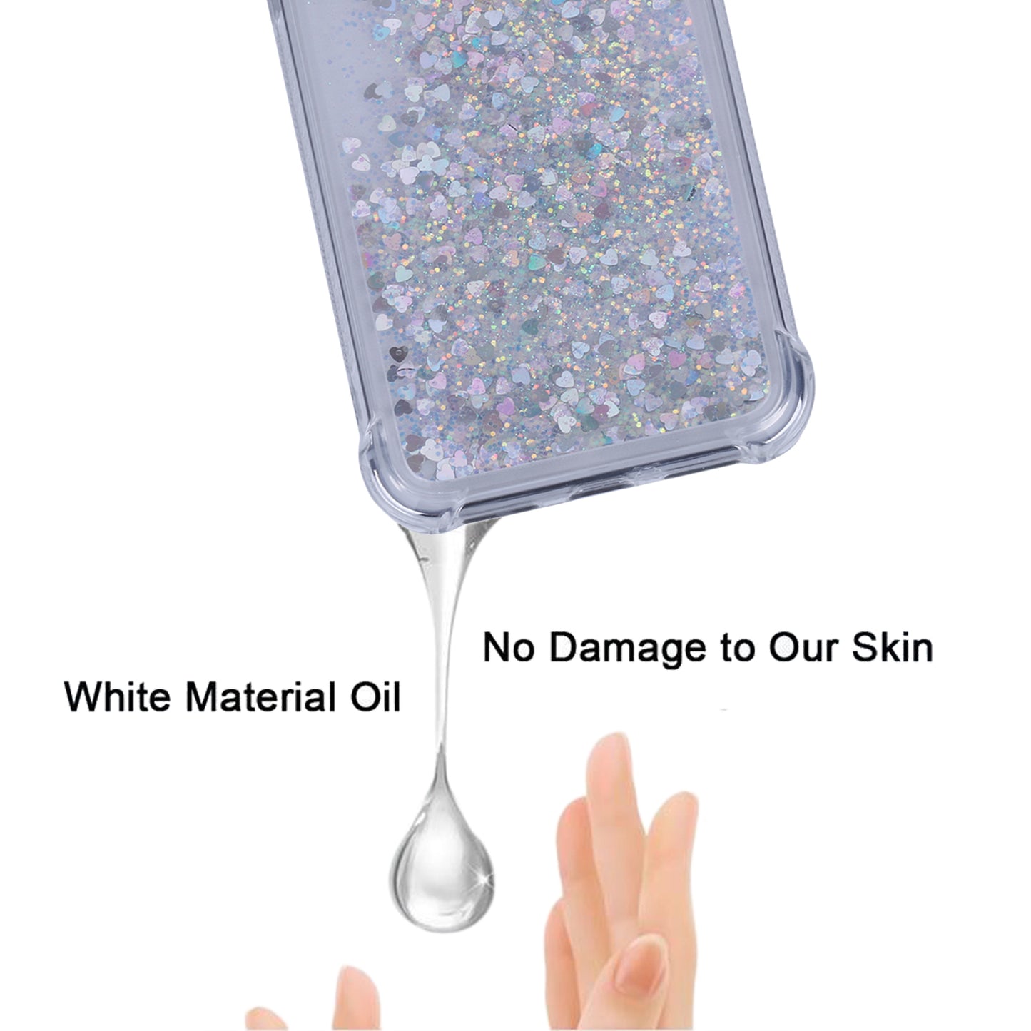 Dynamic Glitter Sequins Liquid Quicksand Drop-proof TPU Case for iPhone XS / X 5.8 inch