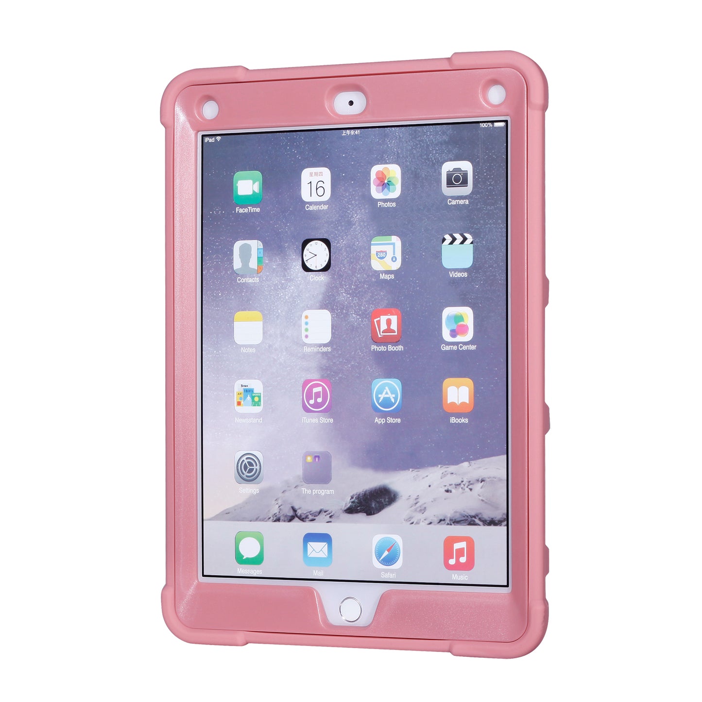 Armor Defender Kickstand PC Silicone Hybrid Case for iPad 9.7 (2018) / 9.7 (2017)