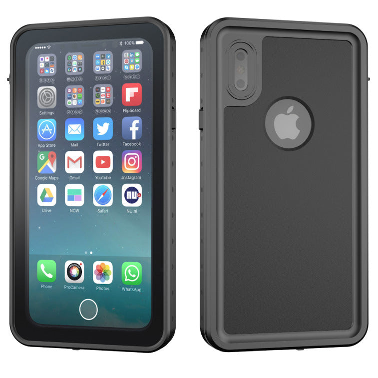 REDPEPPER IP68 Diving Case Dustproof Snowproof Waterproof Protective Cover for iPhone X