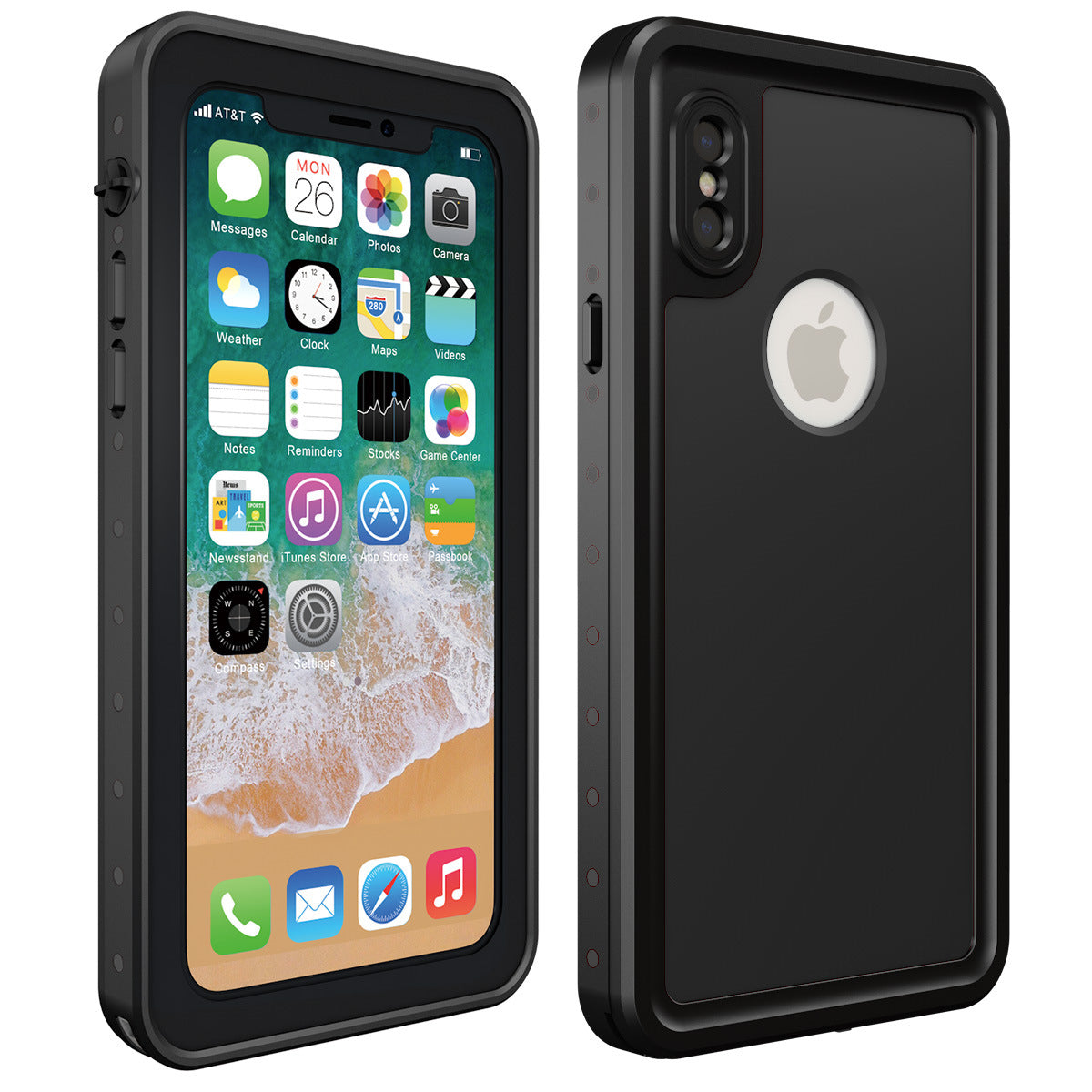 REDPEPPER IP68 Diving Case Dustproof Snowproof Waterproof Protective Cover for iPhone X