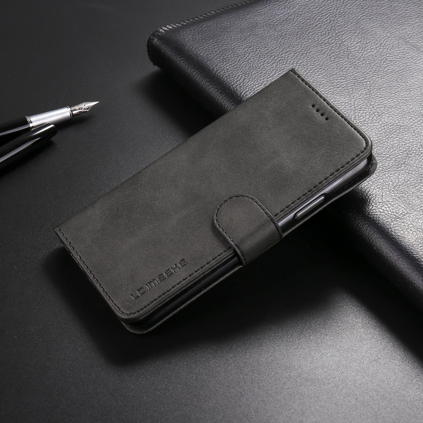 LC.IMEEKE Wallet Stand Leather Protective Case for iPhone X/10