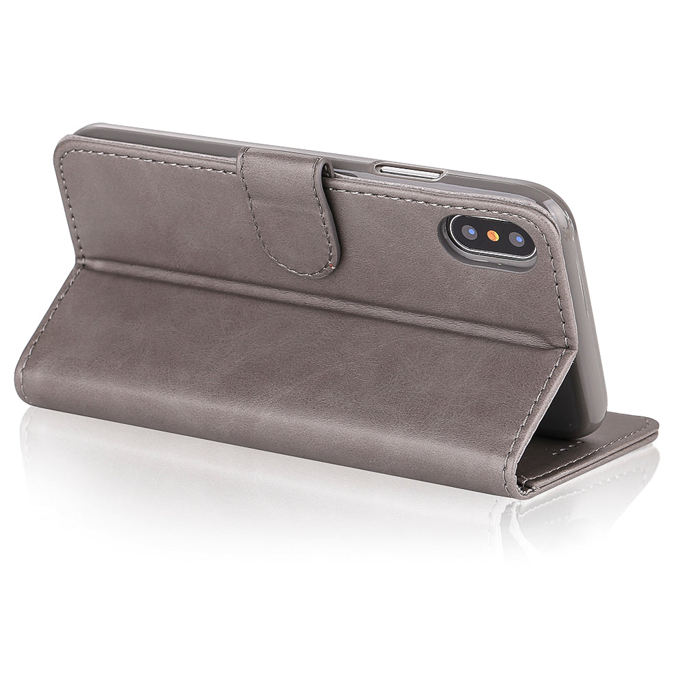 LC.IMEEKE Wallet Stand Leather Protective Case for iPhone X/10