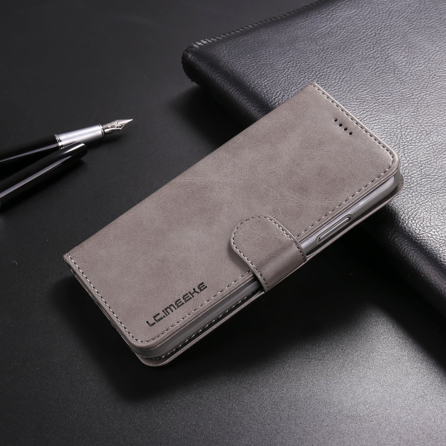 LC.IMEEKE Wallet Stand Leather Protective Case for iPhone X/10