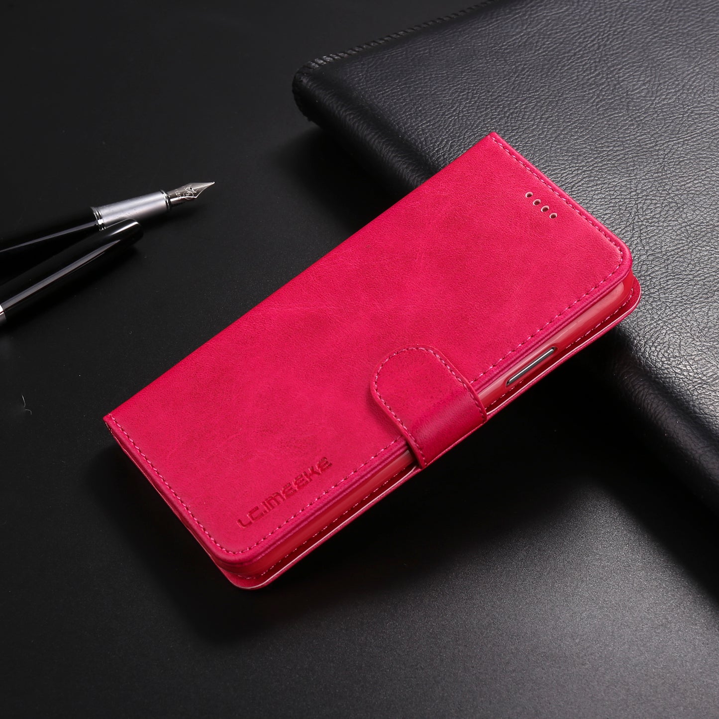 LC.IMEEKE Wallet Stand Leather Protective Case for iPhone X/10