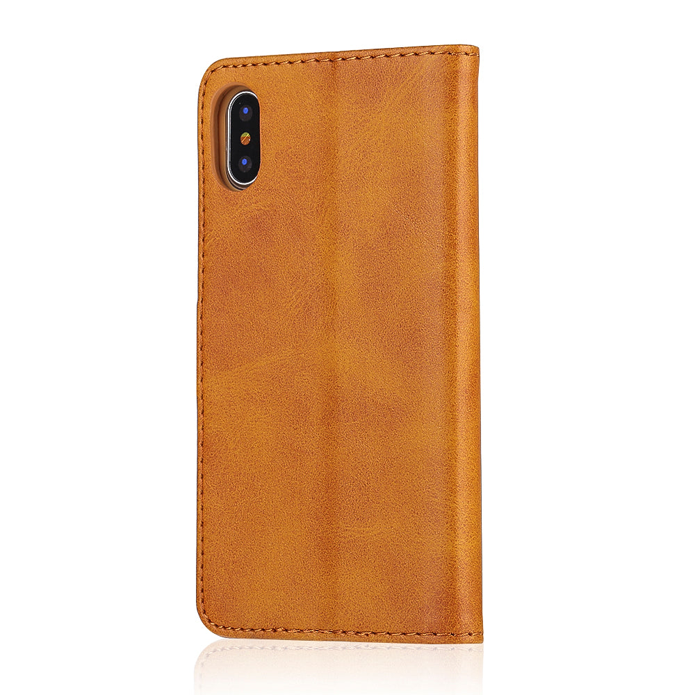 LC.IMEEKE Wallet Stand Leather Protective Case for iPhone X/10