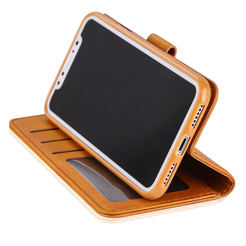 LC.IMEEKE Wallet Stand Leather Protective Case for iPhone X/10