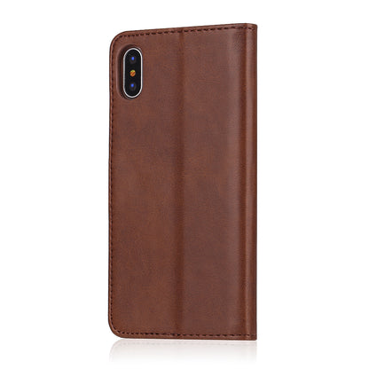 LC.IMEEKE Wallet Stand Leather Protective Case for iPhone X/10