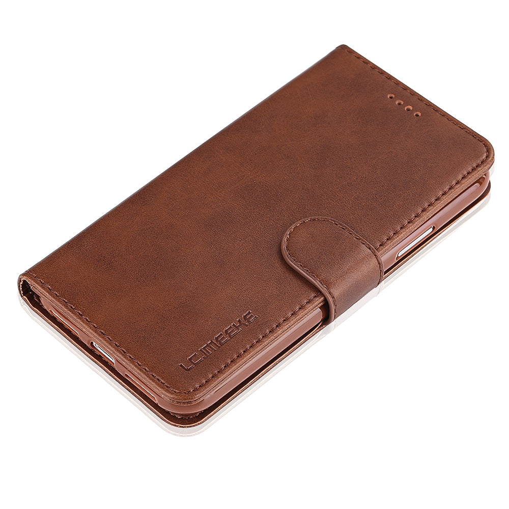 LC.IMEEKE Wallet Stand Leather Protective Case for iPhone X/10
