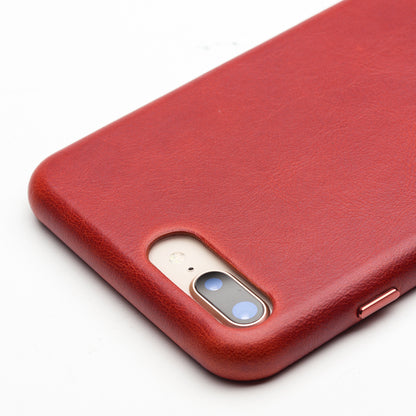QIALINO Genuine Leather Coated PC Mobile Phone Back Cover for iPhone 8 Plus/7 Plus 5.5 inch