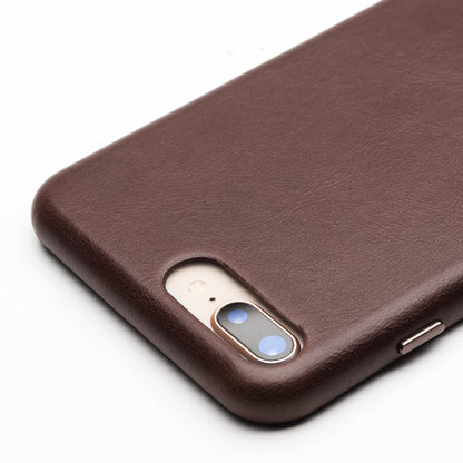 QIALINO Genuine Leather Coated PC Mobile Phone Back Cover for iPhone 8 Plus/7 Plus 5.5 inch
