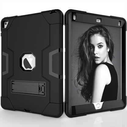 Dual Color Kickstand PC + Silicone Armor Defender Tablet Case for iPad Pro 9.7 inch (2016)