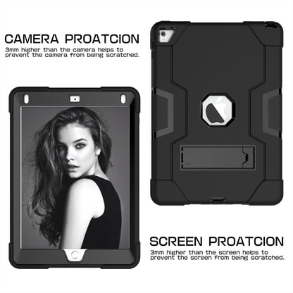 Dual Color Kickstand PC + Silicone Armor Defender Tablet Case for iPad Pro 9.7 inch (2016)