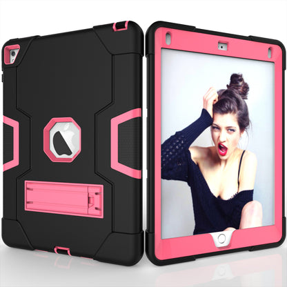 Dual Color Kickstand PC + Silicone Armor Defender Tablet Case for iPad Pro 9.7 inch (2016)