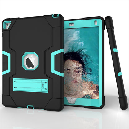 Dual Color Kickstand PC + Silicone Armor Defender Tablet Case for iPad Pro 9.7 inch (2016)