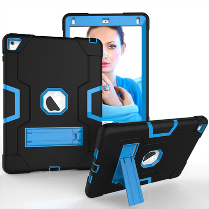 Dual Color Kickstand PC + Silicone Armor Defender Tablet Case for iPad Pro 9.7 inch (2016)