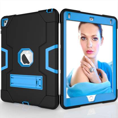 Dual Color Kickstand PC + Silicone Armor Defender Tablet Case for iPad Pro 9.7 inch (2016)