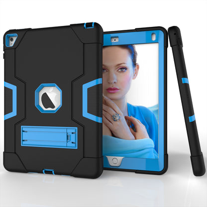 Dual Color Kickstand PC + Silicone Armor Defender Tablet Case for iPad Pro 9.7 inch (2016)