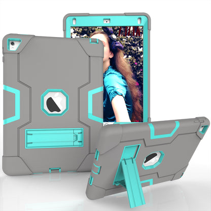 Dual Color Kickstand PC + Silicone Armor Defender Tablet Case for iPad Pro 9.7 inch (2016)